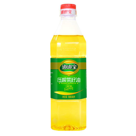 道道全压榨菜籽油 非转基因一级压榨 自然清香（体验装） 900ml 商品图0