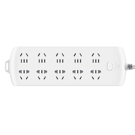 公牛（BULL）GN-B20A0 新国标插座/插线板/插排/排插/接线板/拖线板 10位总控全长3米