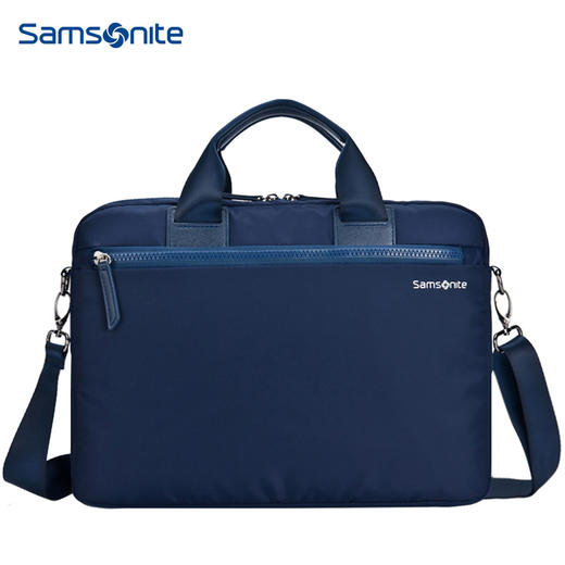 新秀丽（Samsonite）单肩背包 苹果MacBook air/Pro电脑包 手提内胆包13.3英寸笔记本包 BP5*11002 藏青色 商品图1