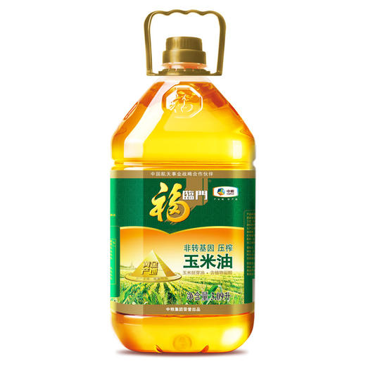 福临门 食用油 非转基因压榨玉米油3.09L 黄金产地 中粮出品 商品图0