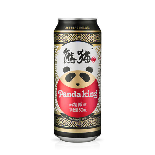 熊猫王（Panda King）精酿啤酒 9.5度 听罐装 500ml*12听整箱装 商品图1
