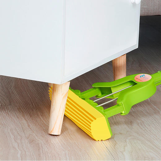 利临 (共3个头) 免手洗对折式挤水胶棉拖把 吸水海绵家用拖布 懒人墩布地拖办公干湿两用 商品图2