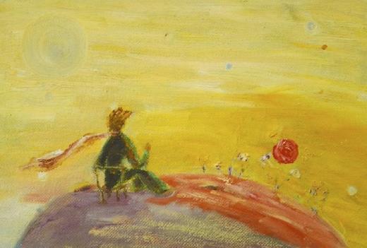 小王子独自看日落-涂文开 商品图0