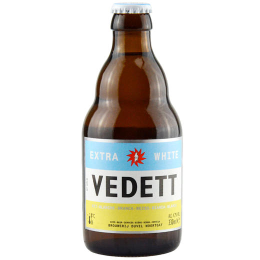 白熊（Vedett Extra White）比利时 原瓶进口 精酿啤酒 白熊啤酒 330ml*6瓶 商品图1