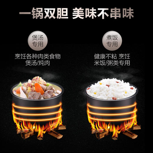 苏泊尔（SUPOR）安全电压力锅 易用大面板 焖香节能煲 开盖收汁 大火速热  一键排压 SY-50YC8110E 5L高压锅 商品图3