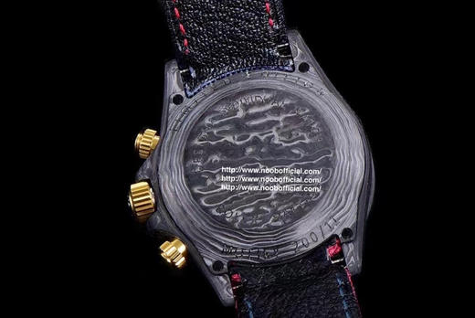 JH新品匠心合一 追梦不止宇宙计时迪通拿系列之碳纤维定制版，【V2版】腕表不仅佩戴轻便，外表坚硬。且每一只腕表都拥有 碳纤花纹 商品图2