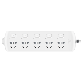 公牛（BULL）新国标分控插座/插线板/插排/排插/接线板/拖线板 GN-B2053 5位分控全长1.8米 独立开关