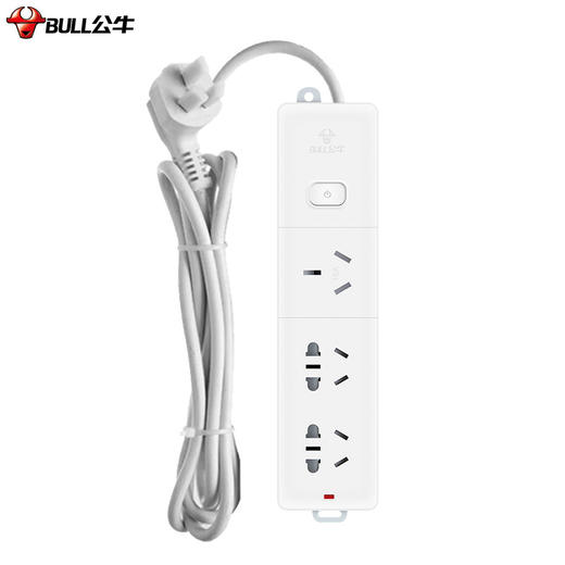 公牛（BULL）大功率16A空调插座 插座/插线板/插排/排插/接线板/拖线板  3位总控全长1.8米送10A头 GN-406D 商品图5