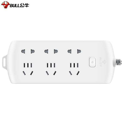 公牛（BULL） 新国标插座/插线板/插排/排插/接线板/拖线板 GN-B2330 6位总控全长3米 商品图4