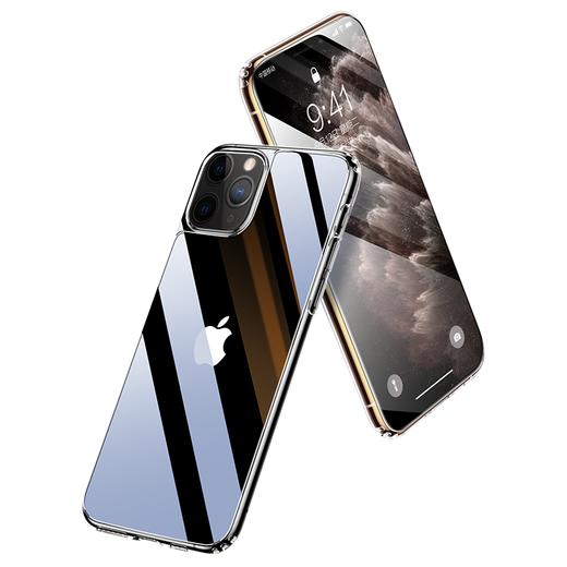亿色(ESR)苹果11Pro手机壳iPhone11 Pro保护套全透明防摔玻璃壳全包硅胶软边镜面网红男女潮牌 琉璃-剔透白 商品图0
