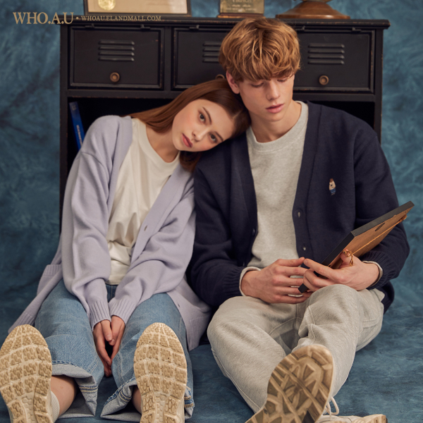 who.a.u 史蒂夫V字领对襟毛衣/WHCKB1112UJPY带授权招加盟代理