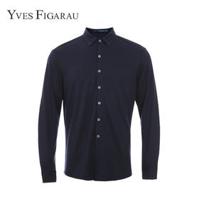 YvesFigarau伊夫·费嘉罗秋冬新款商务休闲简约舒适抗皱长袖衬衫902318