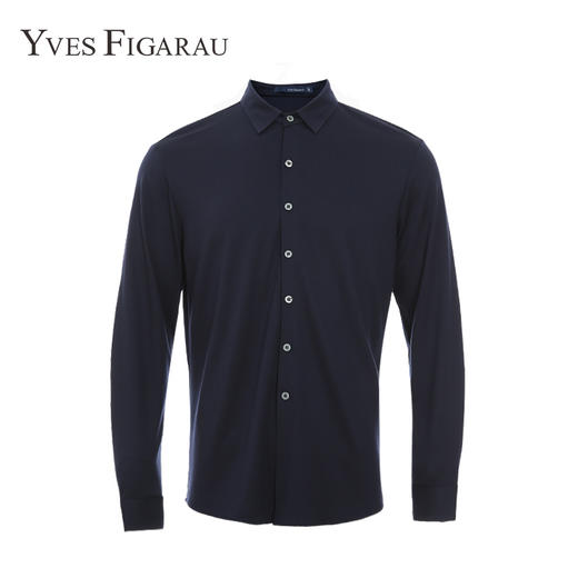 YvesFigarau伊夫·费嘉罗秋冬新款商务休闲简约舒适抗皱长袖衬衫902318 商品图0