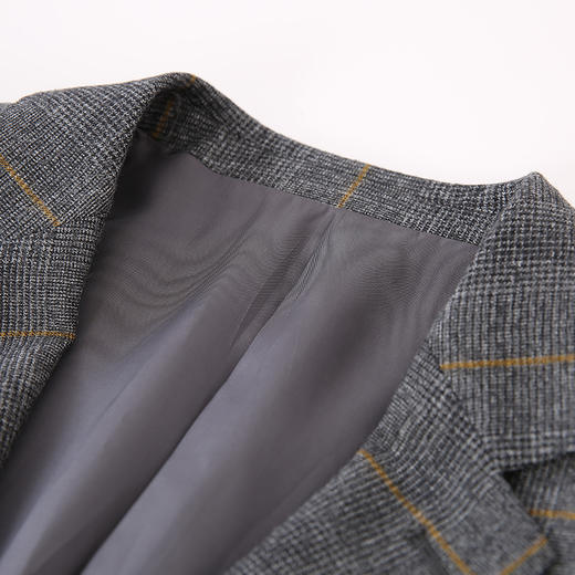 YvesFigarau伊夫·费嘉罗秋冬新款100%绵羊毛商务休闲舒适保暖百搭便西装900601 商品图3