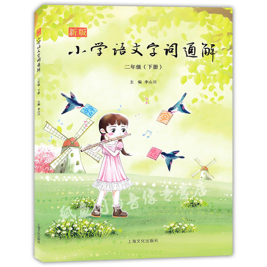 新版小学语文字词通解 2年级/二年级上下册(全二册) 配套部编本语文教材 小学生学习生字词语识字汉字详解辨析 名家音频导读 商品图1