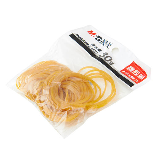 晨光(M&G)文具30g弹力橡皮筋 办公耐用橡胶圈 扎捆牛皮筋实用橡皮圈 办公用品 ASC99332 商品图1