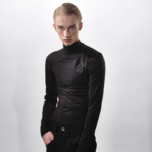 HUMANWORLD 21SS 金属扣高领紧身衣 商品图3