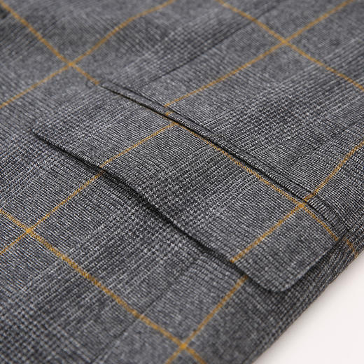 YvesFigarau伊夫·费嘉罗秋冬新款100%绵羊毛商务休闲舒适保暖百搭便西装900601 商品图7