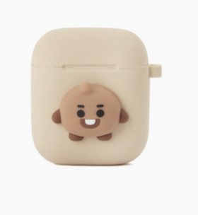 韩国 可爱Line Friends BT21 SHOOKY BABY硅胶AirPod保护套JPY带授权招加盟代理