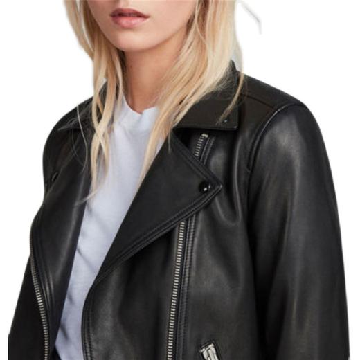 ALLSAINTS WL004N DALBY BIKER 女士皮夹克 BLACKJPY带授权招加盟代理 商品图4