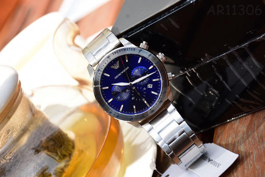 原单阿玛尼ARMANI男表AR11306
机芯：石英机芯
表壳：316L精钢
表带：316L精钢 商品图2