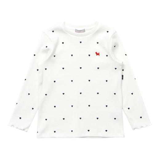 [BLUEDOG] INTERLOCK HEART T SHIRT 兒童上衣JPY带授权招加盟代理 商品图1