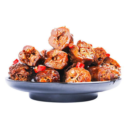 【常德特产】泰天和麻辣黑鸭脖180g/袋 肉多个大 地道卤香 商品图1