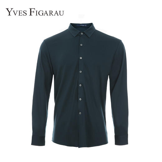 YvesFigarau伊夫·费嘉罗秋冬新款商务休闲简约舒适抗皱长袖衬衫902318 商品图1
