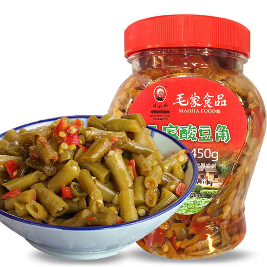 湖南风味毛家自制酸豆角450g 商品图0