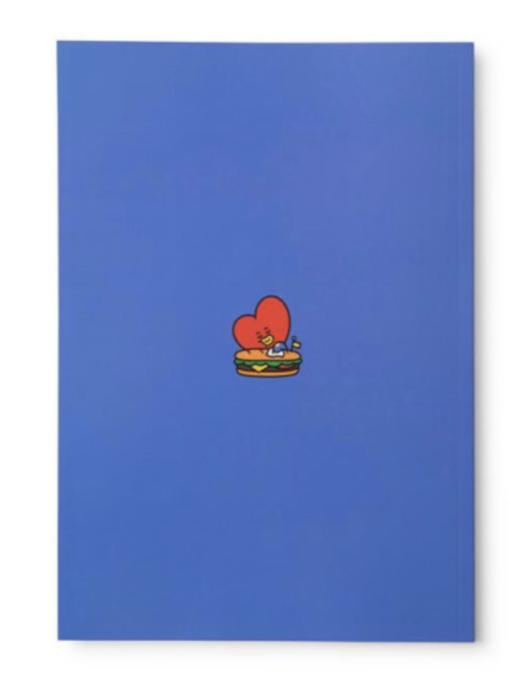 韩国 可爱Line Friends BT21 TATA Byte B5有线笔记本JPY带授权招加盟代理 商品图1