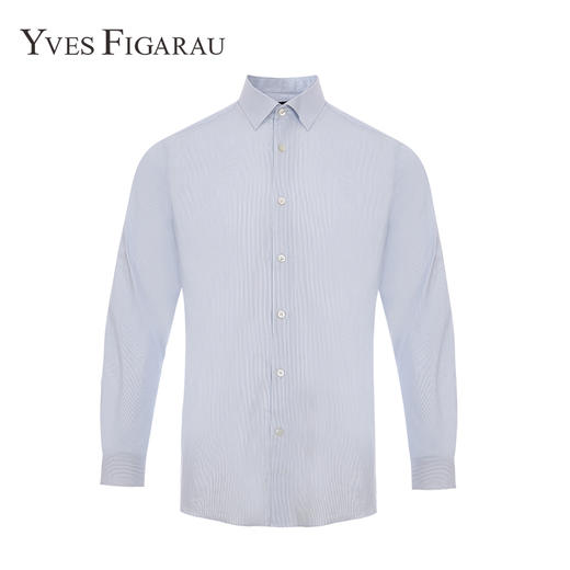 YvesFigarau伊夫·费嘉罗秋冬新款100%棉条纹正装职业上班穿长袖衬衫900317 商品图0
