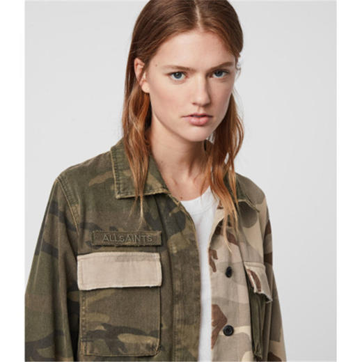 ALLSAINTS FINCH CAMO JACKET 女士夹克JPY带授权招加盟代理 商品图1