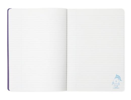 韩国 可爱Line Friends布朗大学B5有线笔记本JPY带授权招加盟代理 商品图2