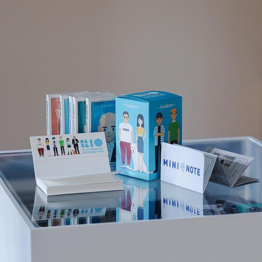 彩虹合唱×九口山 声部小人mini便携笔记本 商品图1