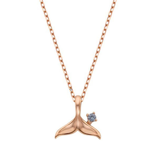 CLUE LUCKY WHALE TAIL 10K GOLD NECKLACE CLN19102T 项链JPY带授权招加盟代理 商品图0