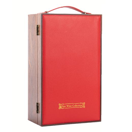 高端皮木盒双支装礼盒包装 商品图0