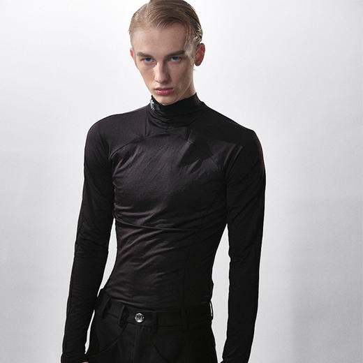 HUMANWORLD 21SS 金属扣高领紧身衣 商品图1