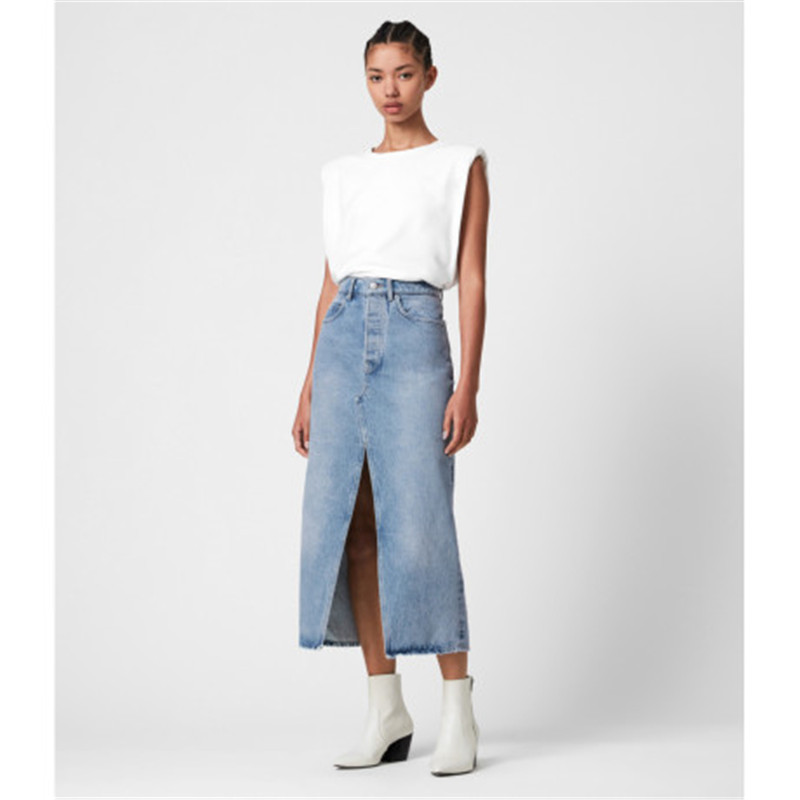 ALLSAINTS DOTTIE DENIM MAXI SK 裙子JPY带授权招加盟代理