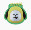 韩国 可爱Line Friends BT21 CHIMMY HEART脸部线圈笔记本JPY带授权招加盟代理 商品缩略图0