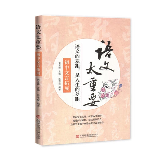 初中文言拓展 语文的差距,是人生的差距 语文太重要 商品图0