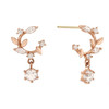 CLUE LIACEE WHITE ROSE 10K GOLD EARRINGS CLE18B73T 耳饰JPY带授权招加盟代理 商品缩略图0