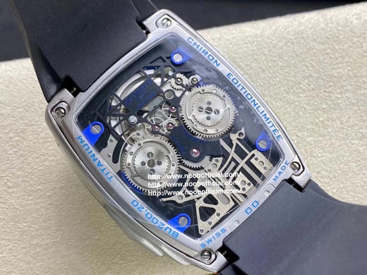 BG厂2021震撼巨献！布加迪威龙联合JACOB&CO（捷克豹）推出——Tourbi llon腕表
腕表尺寸54X44X20毫米与原装一致
整只表由578个零件组成，机械感爆炸 商品图9