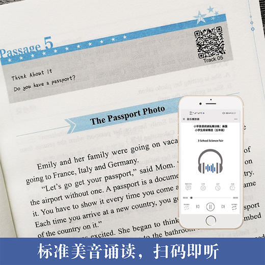小学英语阅读拓展训练 美国小学生阅读精选 5年级/五年级 二维码听读 华东理工大学出版社 商品图1