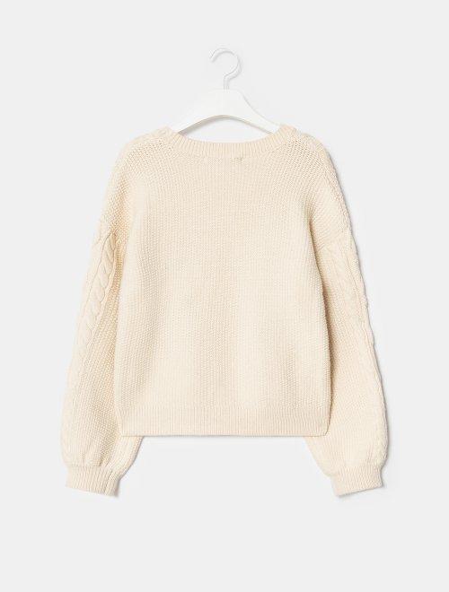 象牙花刺绣针织衫JPY带授权招加盟代理 商品图2