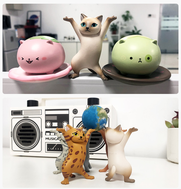 现货日本qualia妖娆猫咪笔架第2弹