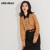 oldcolour春季时尚波点气质通勤长袖衬衫女GN11013605 商品缩略图1