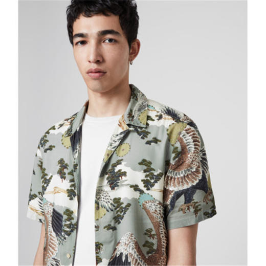 ALLSAINTS DESCENT SS SHIRT 短袖衬衫JPY带授权招加盟代理 商品图1