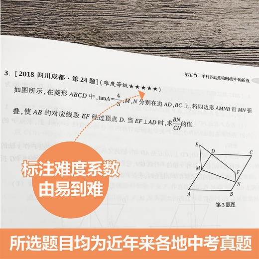 周计划中考数学压轴题高效训练 折叠与旋转 附详解答案和解题思路 初中初三中考数学初中数学知识大全 华东理工大学出版社 商品图2