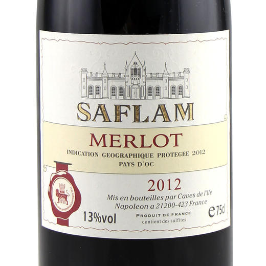 西夫拉姆 IGP梅乐 干红葡萄酒 750ml*6瓶 整箱装 法国进口红酒 商品图4