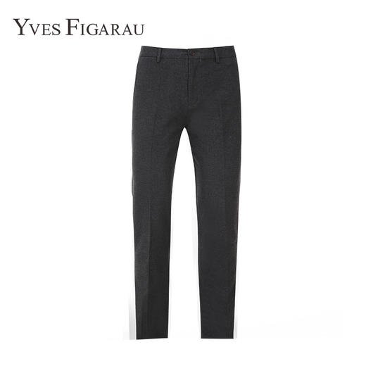 YvesFigarau伊夫·费嘉罗商务百搭简约舒适直筒休闲裤901440 商品图0